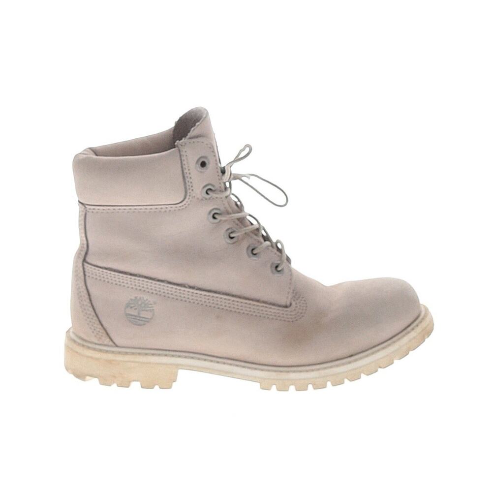 Timberland 6 Inch Premium Boots Beige Nubuck Womens Classic Waterproof Shoes 8